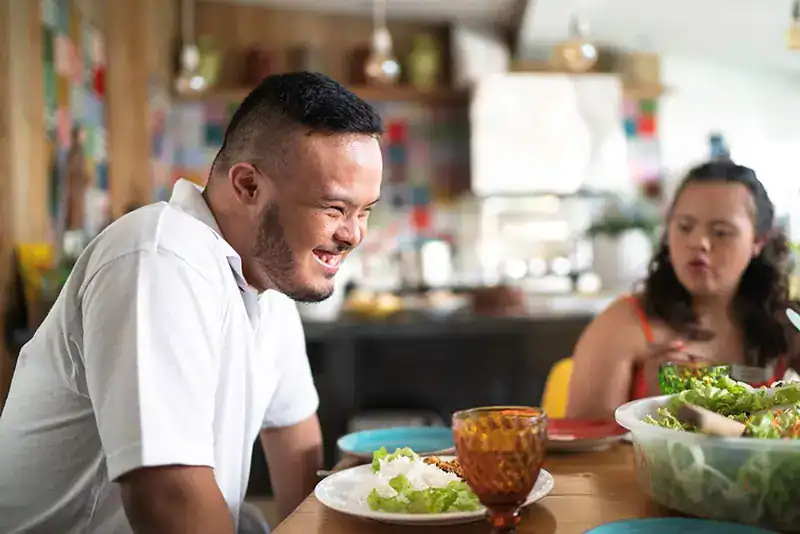 Empowering Weight Loss: A Comprehensive Guide for Individuals with Disabilities 2 Image of a disabled man and balance around nutrition to aid weight loss Doncaster